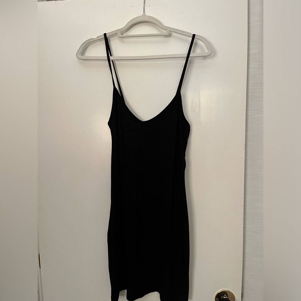 Mini black dress
